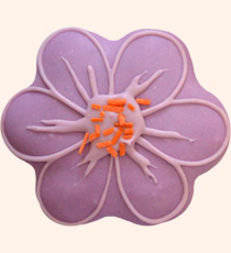 Имбирный пряник - фиолетовый цветок